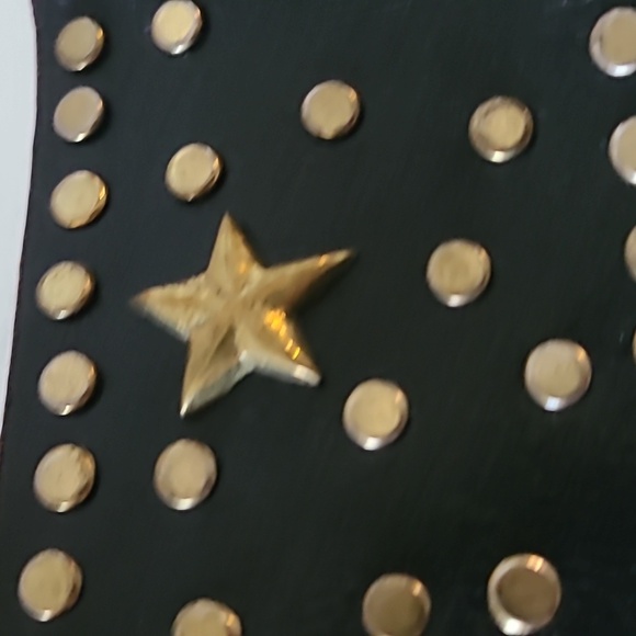 * Vintage Belt with Brass Details - Picture 7 of 7